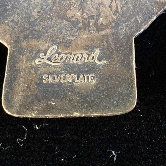 Vintage Italy Leonard Silver Plated Neoclassical Knife Rests - Picture 5 of 6